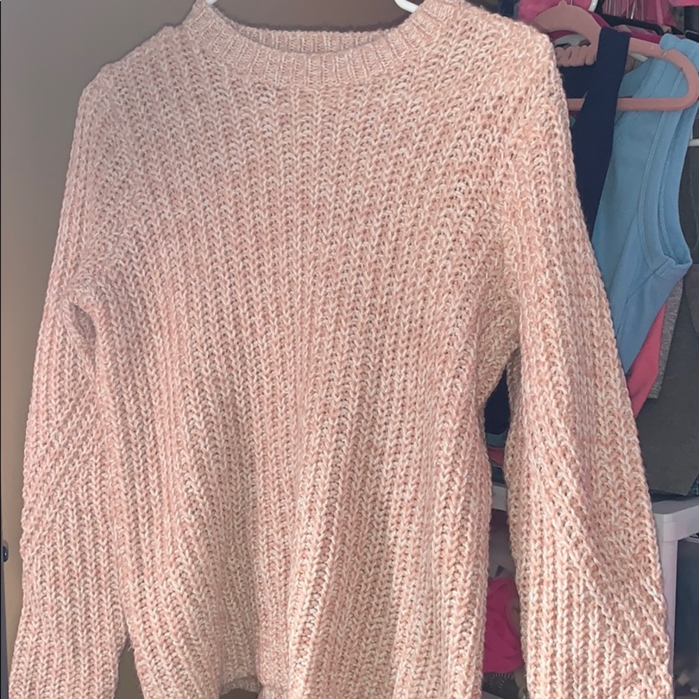 A new day pink sweater